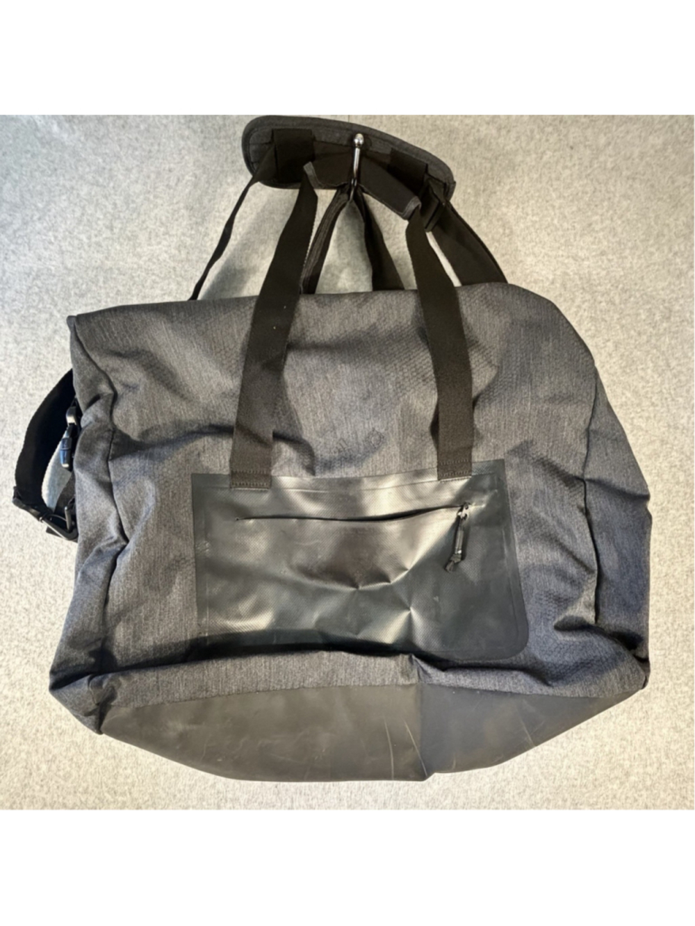 Adidas x Wanderlust Team Bag Dark Gray Roll Top Yoga Gym Travel Duffel CD8514